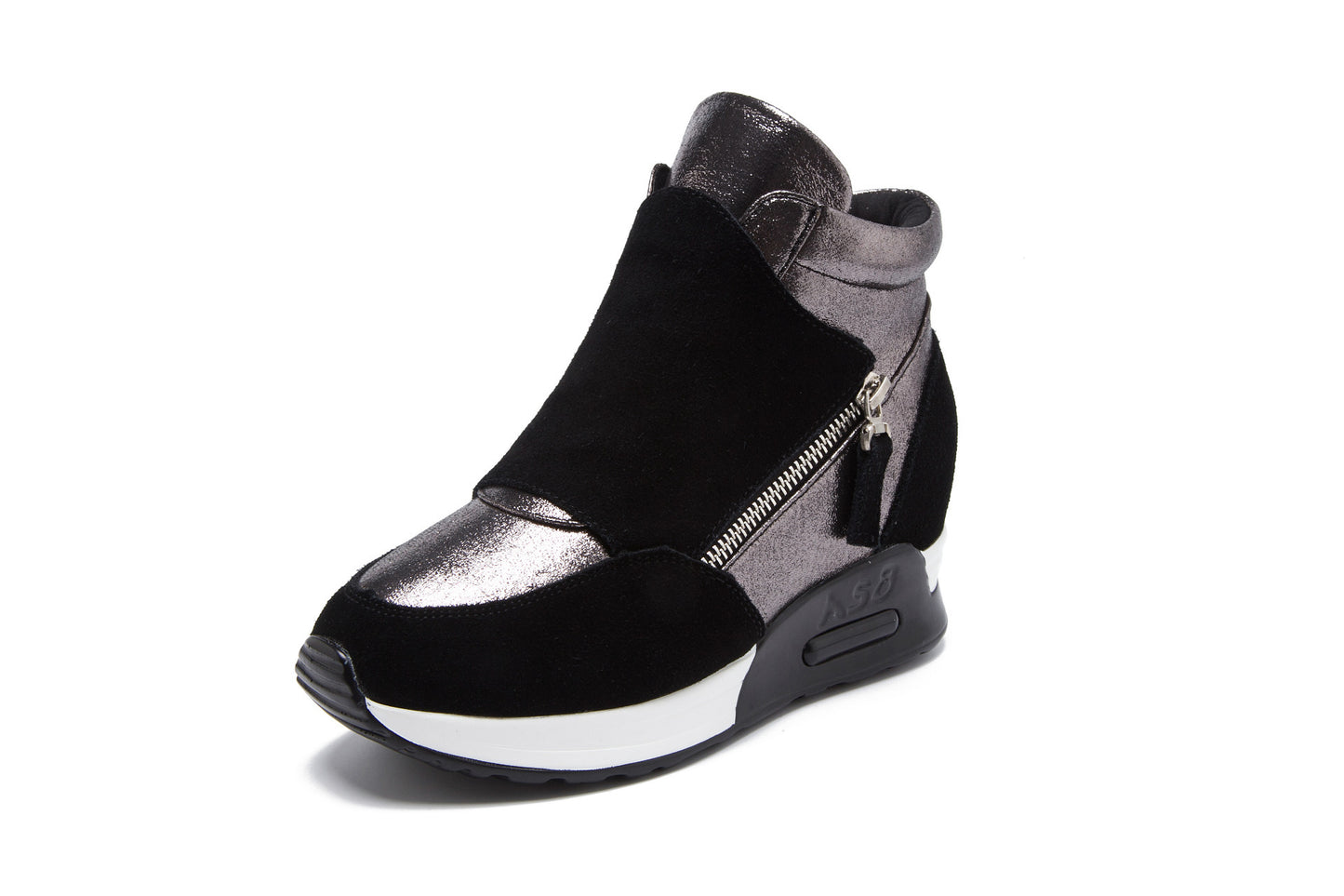 Women's Winter Genuine Thick Bottom Heightened Female Cotton Muffin Women's Board Shoes
