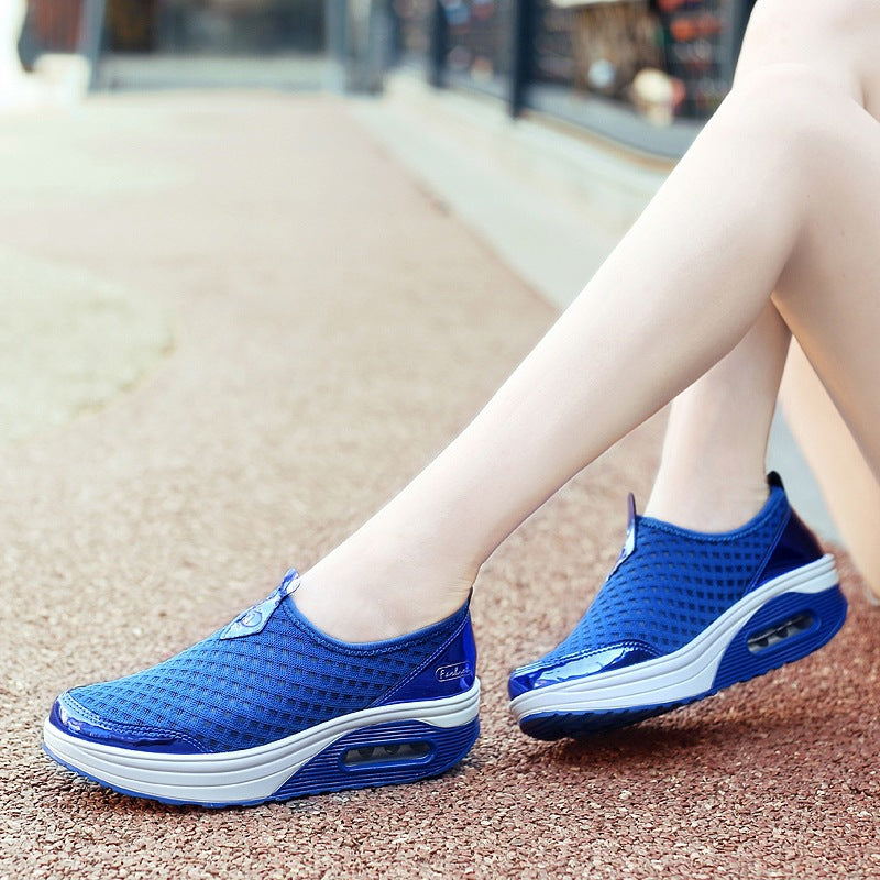 Women's Autumn Rocking Air Cushion Mesh Sports Casual Shoes