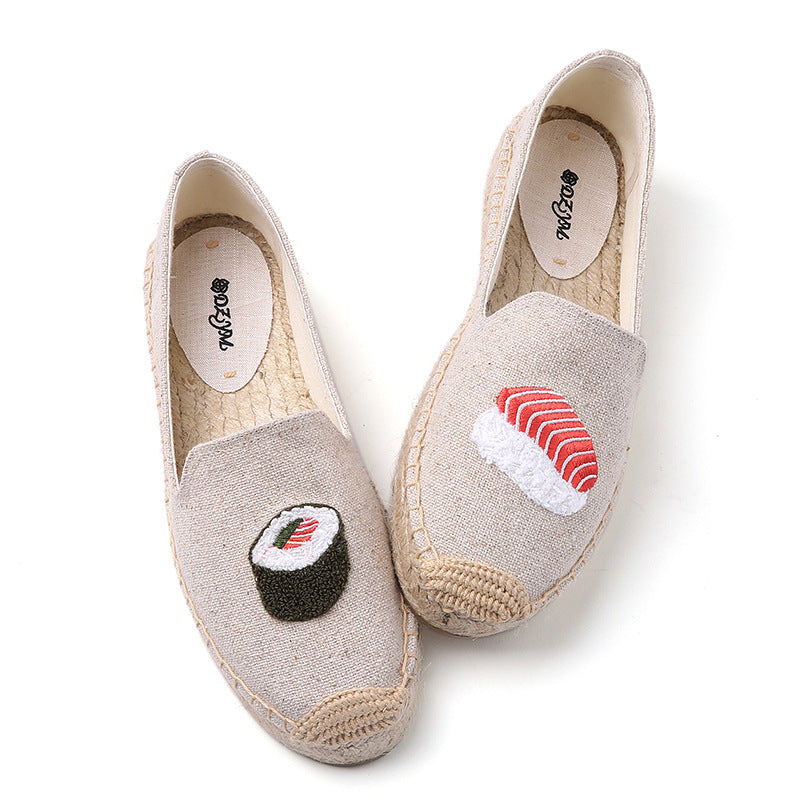 Women's Fisherman Lazy Slip-on Creative Platform Flat Casual Shoes