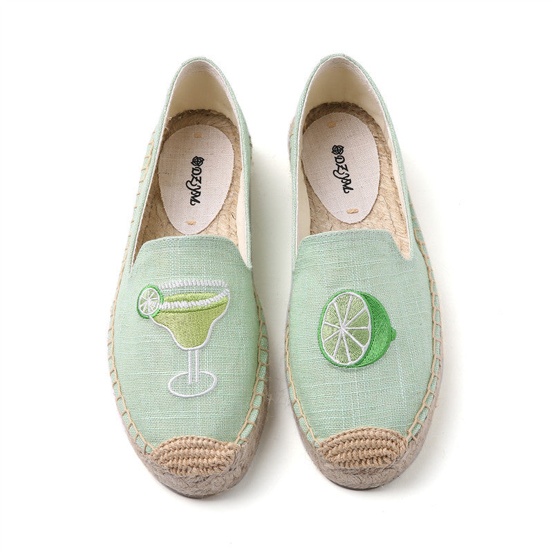 Women's Fisherman Lazy Slip-on Creative Platform Flat Casual Shoes