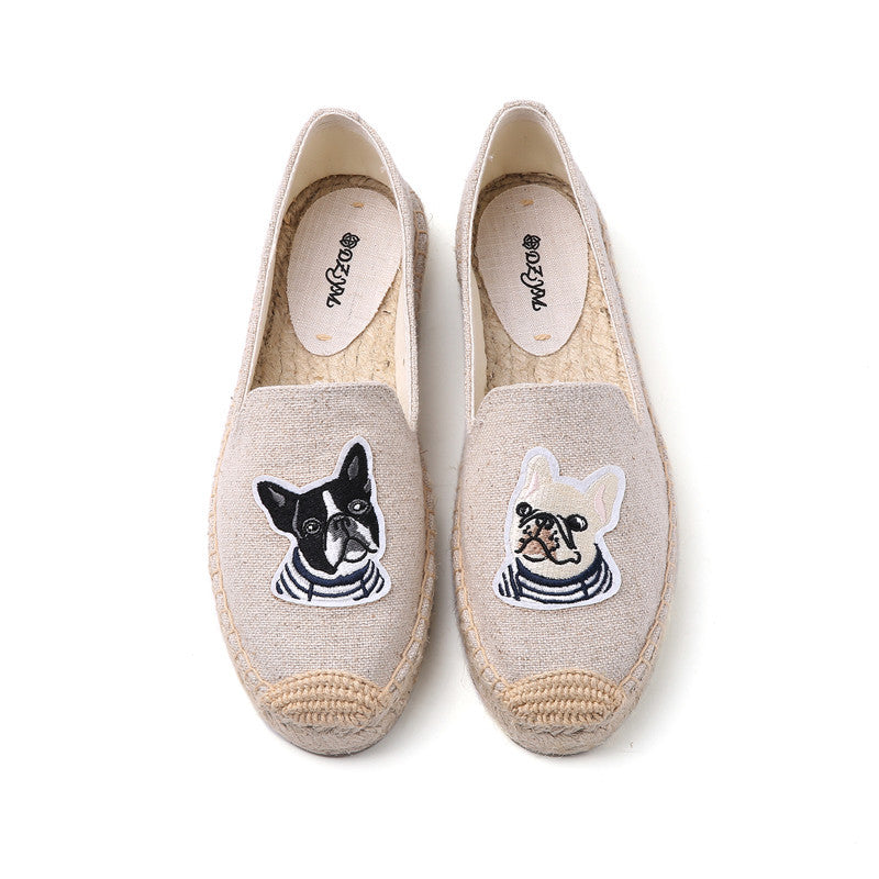 Women's Fisherman Lazy Slip-on Creative Platform Flat Casual Shoes