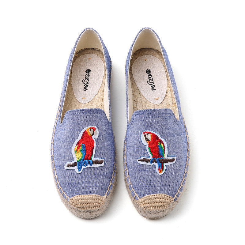Women's Fisherman Lazy Slip-on Creative Platform Flat Casual Shoes