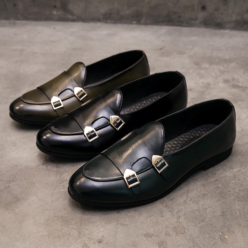 Men's Summer British Pointed Korean Style Soft Casual Shoes