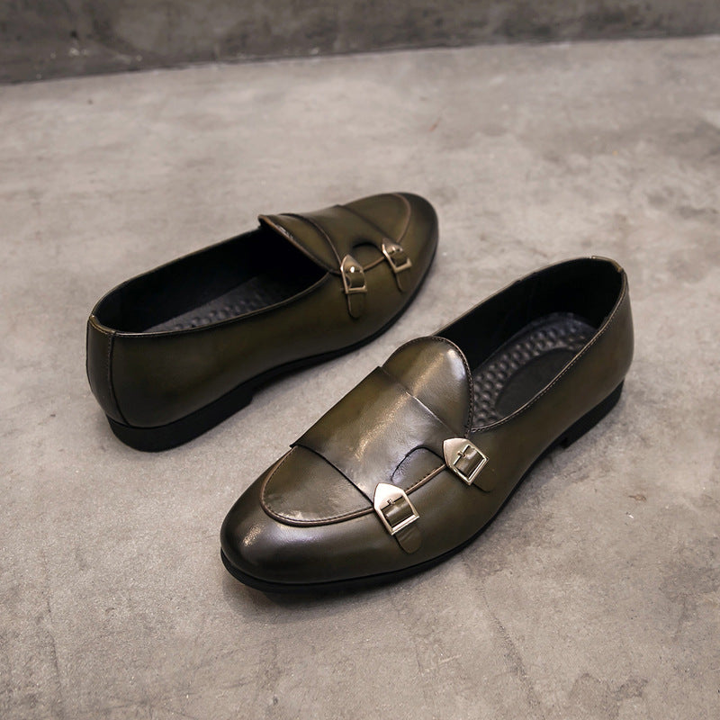 Men's Summer British Pointed Korean Style Soft Casual Shoes