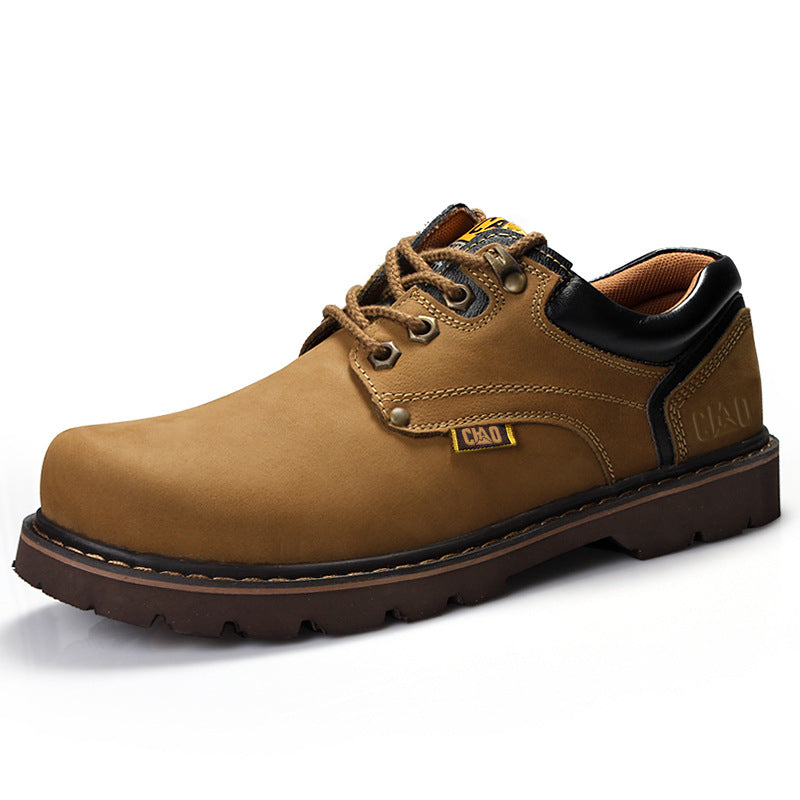 Men's Cowhide Protective Footwear Outdoor Martin Board Men's Shoes