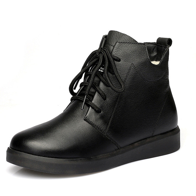 Women's Warm Booties Soft Bottom Wool Cotton Women's Shoes