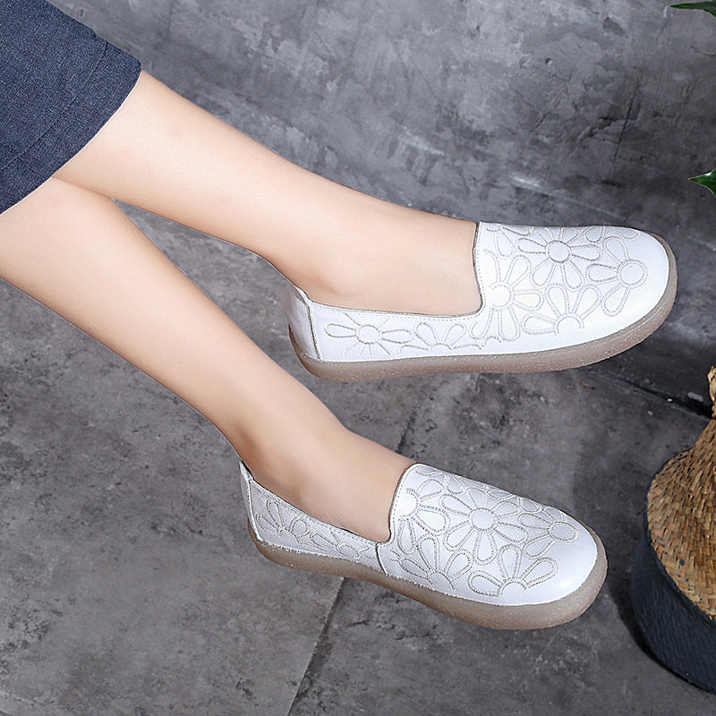 Women's Soft Bottom Artistic Style Genuine Extra Casual Shoes