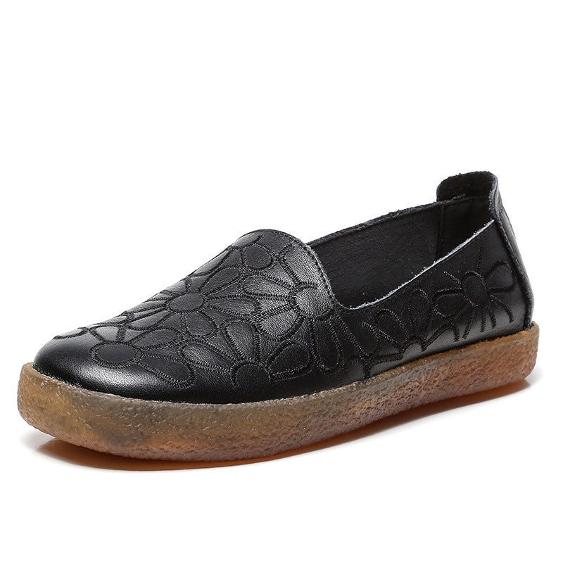 Women's Soft Bottom Artistic Style Genuine Extra Casual Shoes