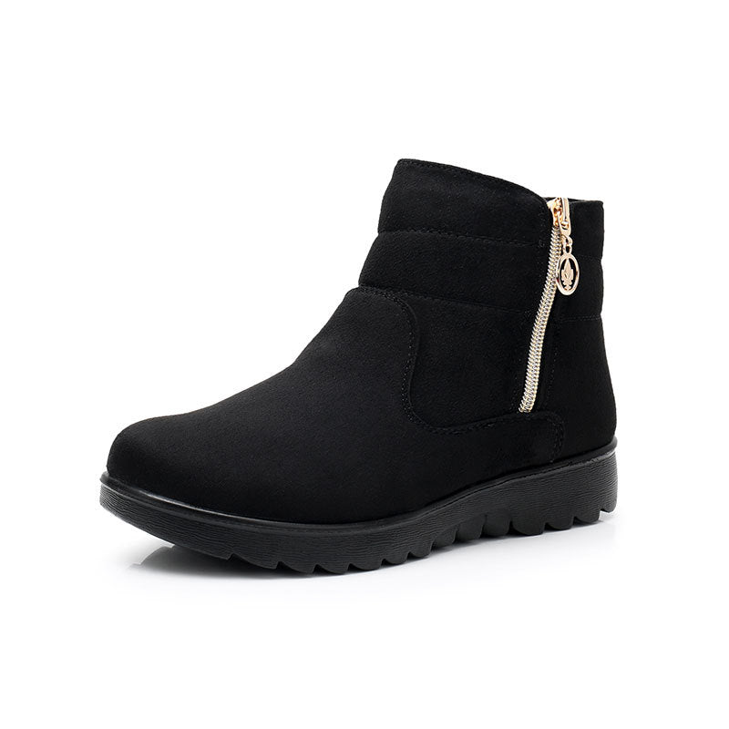 Warm Mother's Cotton Fleece-lined Thick Soft Women's Shoes