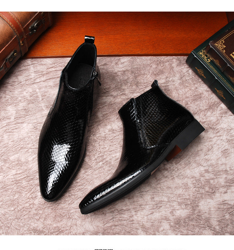 Men's Single-layer European Version Comfortable Youth Elegant Men's Shoes