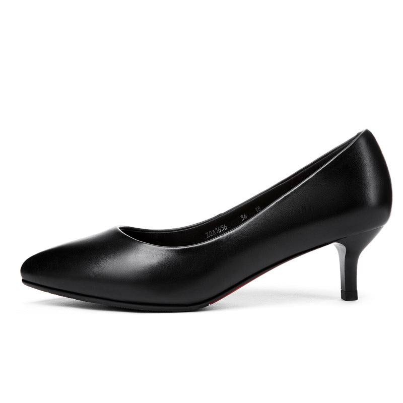 Women's Real Soft Professional Low-cut Elegant Comfortable Cm Leather Shoes