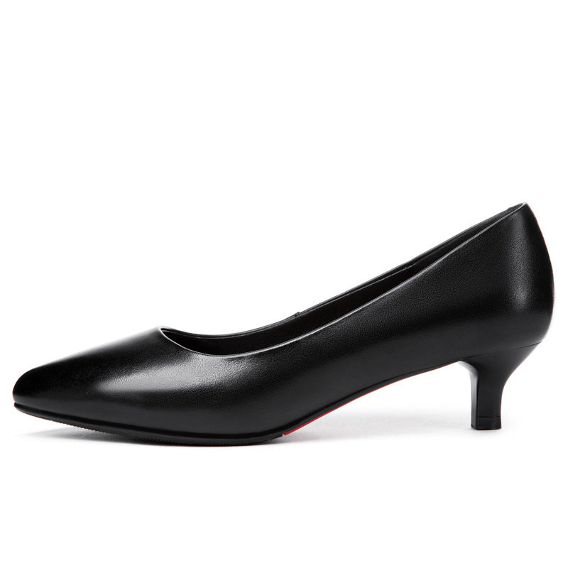Women's Real Soft Professional Low-cut Elegant Comfortable Cm Leather Shoes