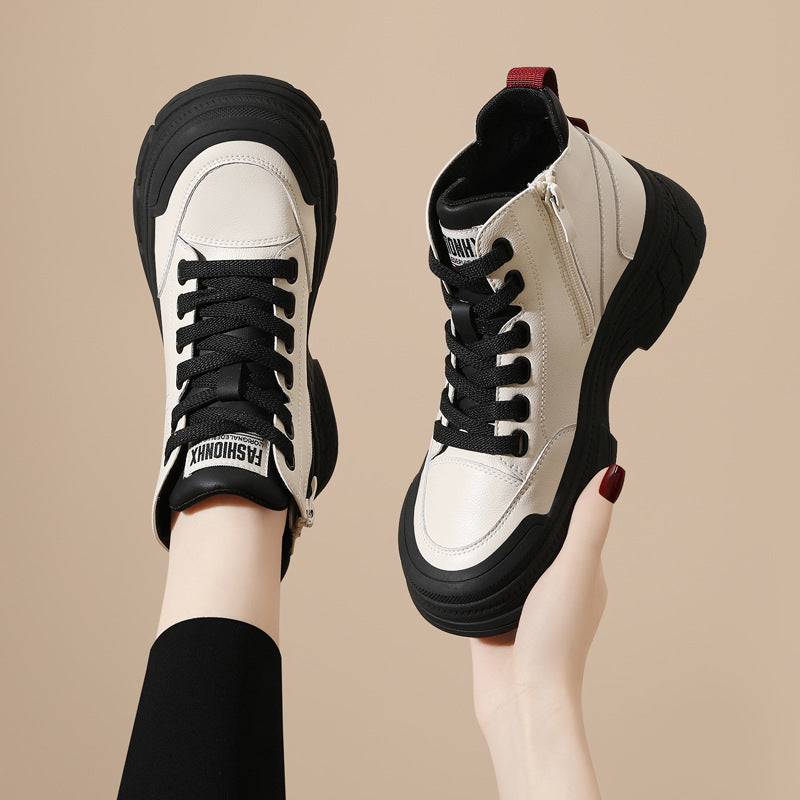 Women's Martin Slimming Versatile Fashion Chunky Platform Boots
