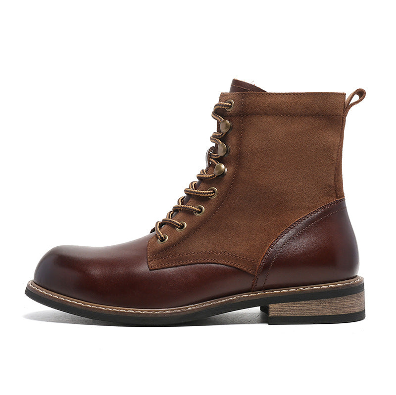 Knight Paratrooper Genuine Martin Retro Motorcycle Boots