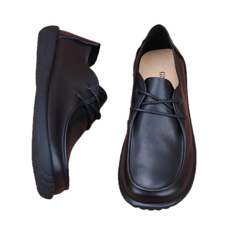 Men's Top Layer Cowhide Genuine Soft Bottom Surface Business Men's Shoes