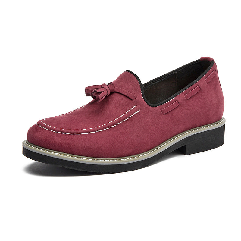 Men's Plus Size Suede British Style Business Leather Shoes
