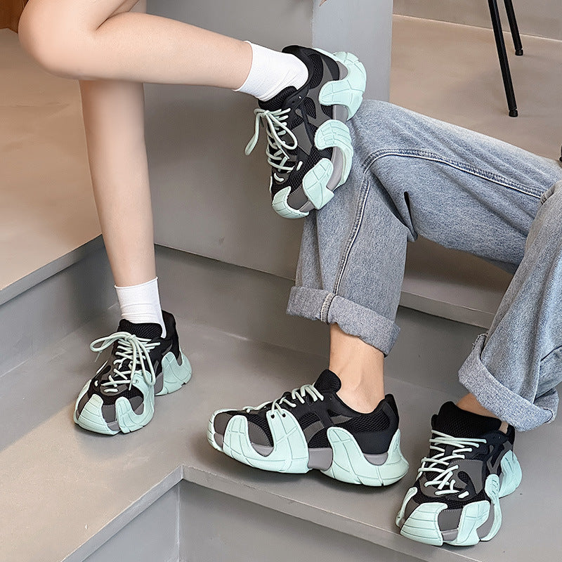 Women's & Men's Dad Platform Running Breathable Sports Versatile Sneakers