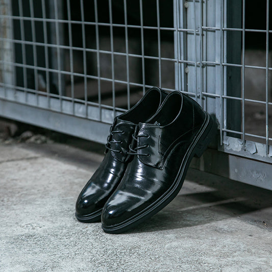 Men's Breathable Genuine Business Formal Wear Soft Bottom Leather Shoes