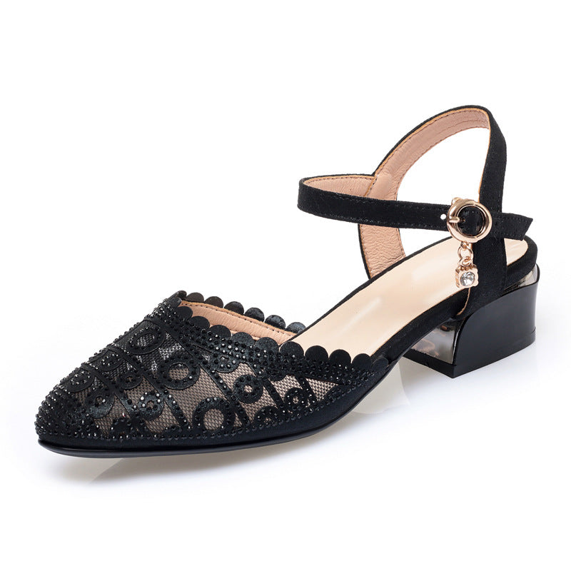 Women's Spring Single Low Perforated Breathable Mesh Casual Shoes