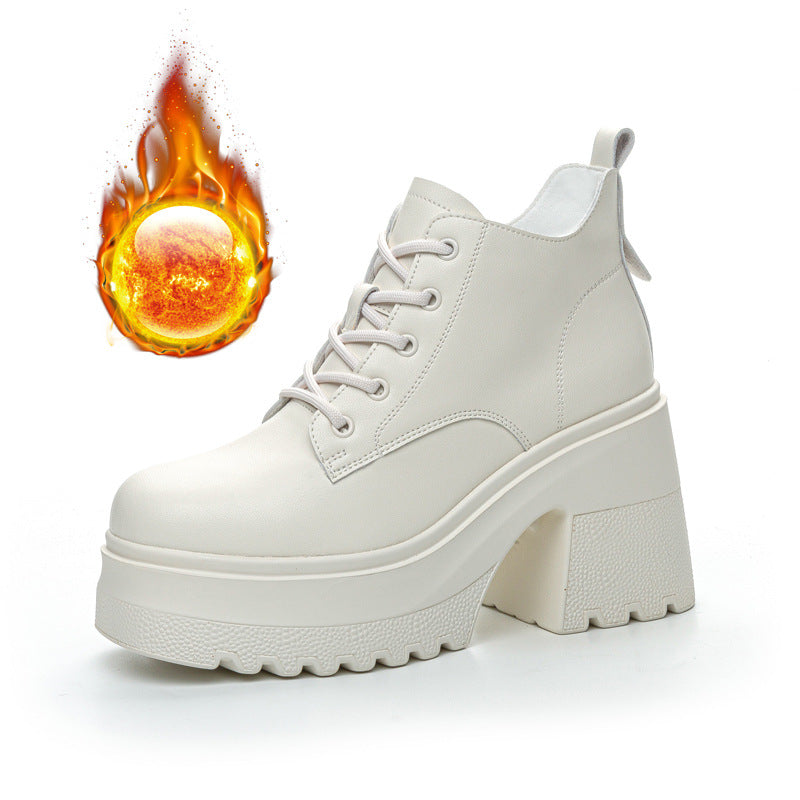 Women's Raise The Bottom High Martin Lace Up Women's Casual Shoes