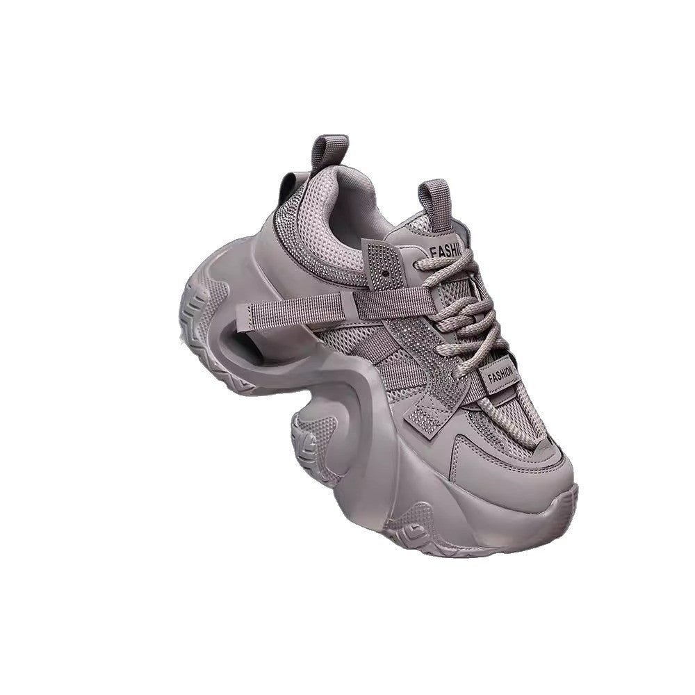 Women's Height Increasing Insole Breathable Mesh Super Hot Platform Sneakers