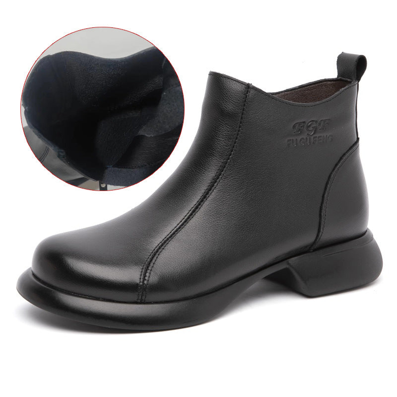 Women's Fleece Lined Thermal Soft Bottom Surface Heels