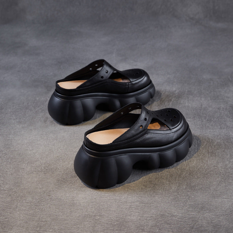 Women's For Outdoors Height Increasing Summer Closed Slippers