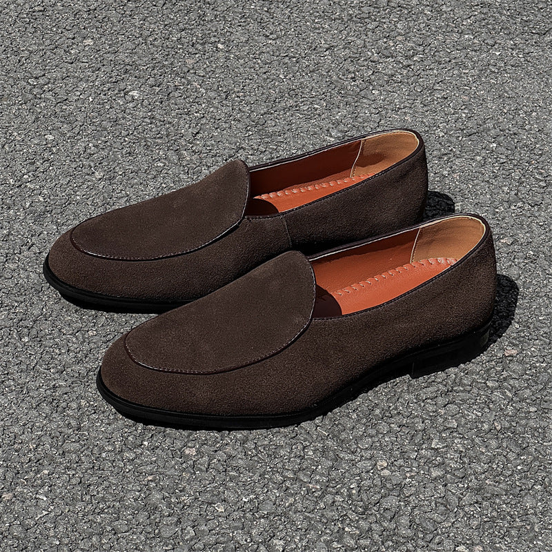 Formal Wear Business Commute Slip-on Cover Leather Shoes