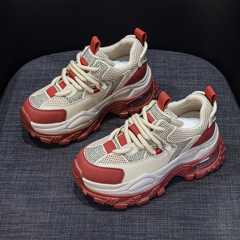 Women's Platform Retro Daddy Autumn Height Increasing Fashion Sports Hot Casual Shoes