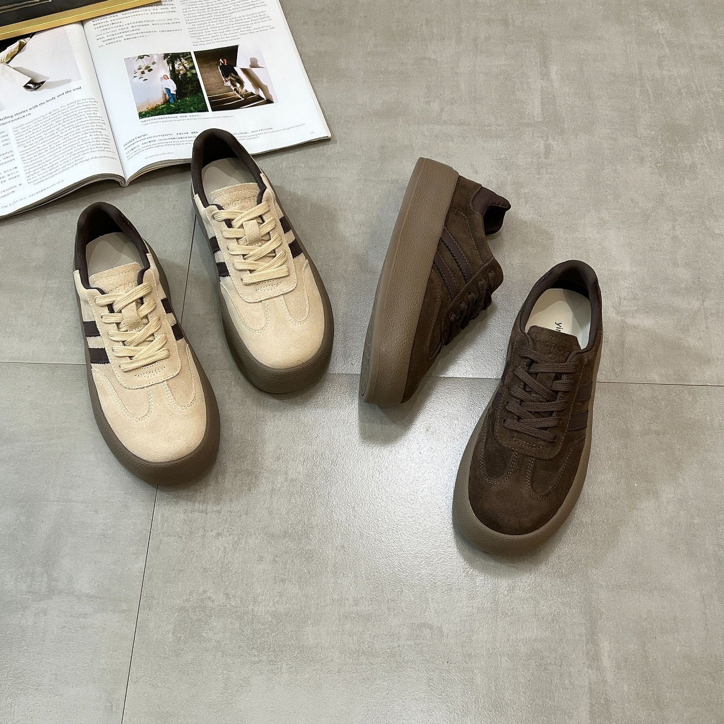 Women's Thick-soled German Training Breathable Korean Style Casual Shoes