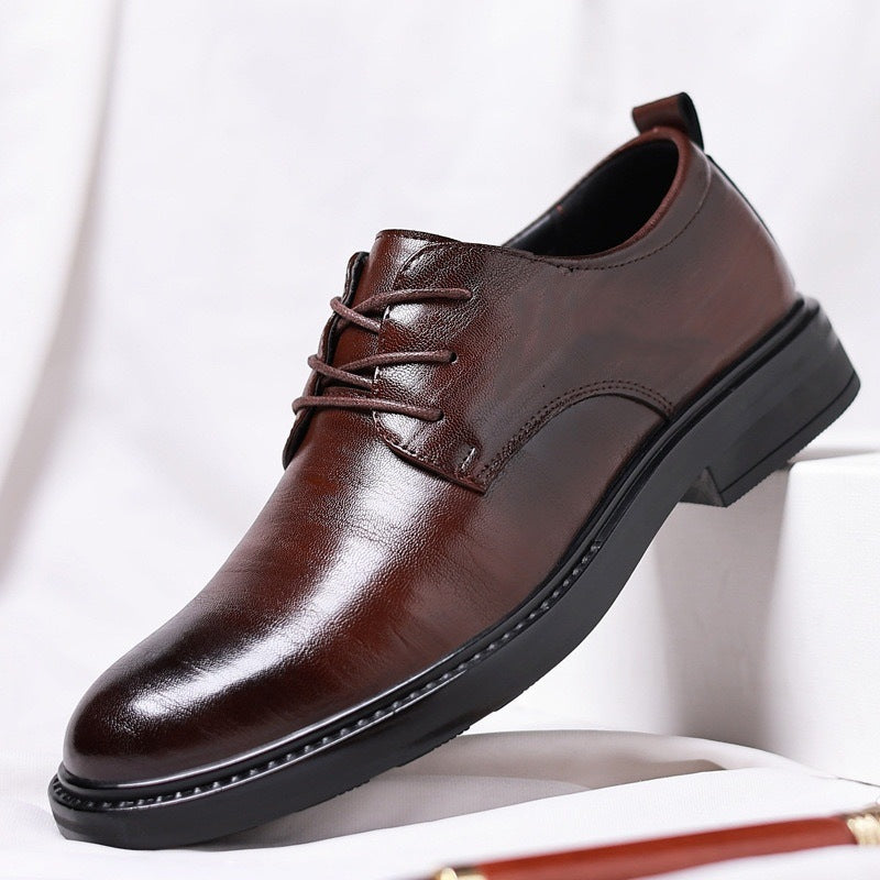 Men's Top Layer Cowhide Genuine Business Formal Leather Shoes