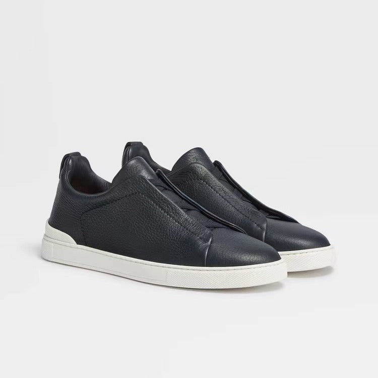 Men's Jea Cowhide Business Classic Series Lychee Leather Shoes