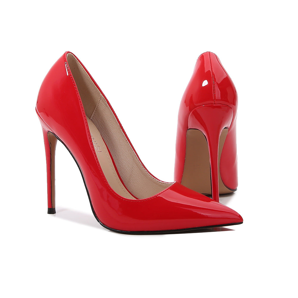Beautiful Plus Size Pointed High Stiletto Women's Shoes