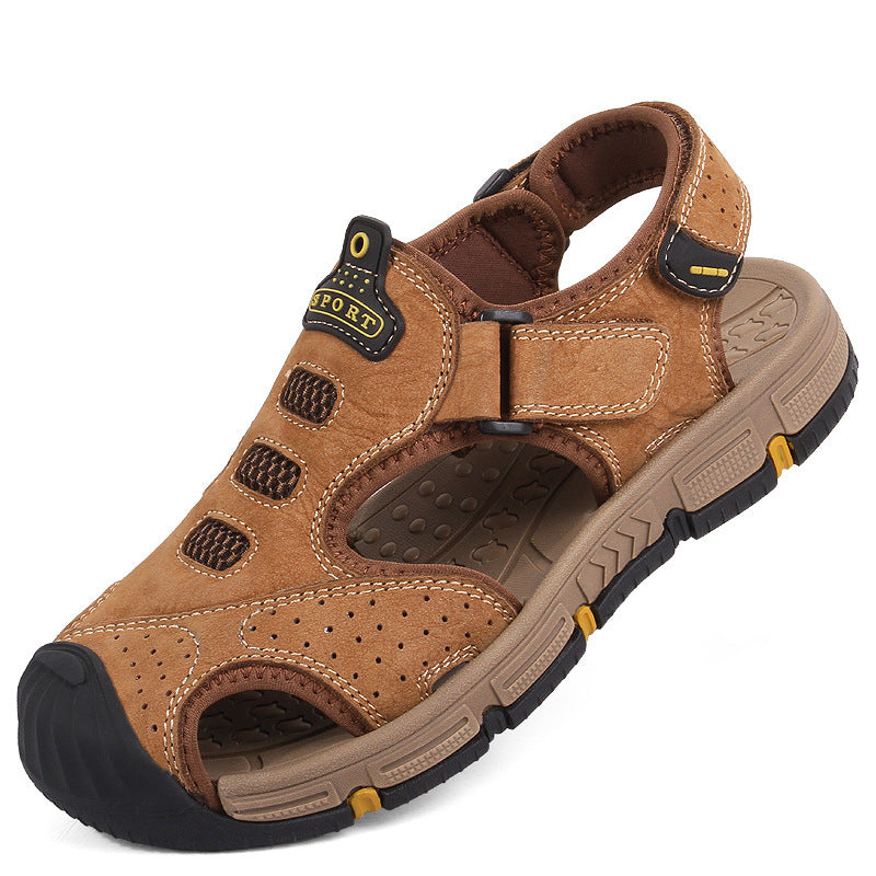 Men's Summer Soft Bottom Closed Toe Thick Sandals