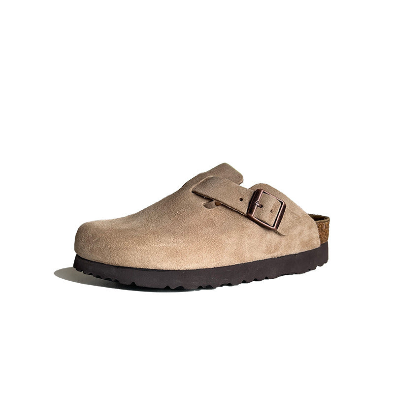 Women's Outdoor Thick Bottom Retro Closed Toe Casual Shoes