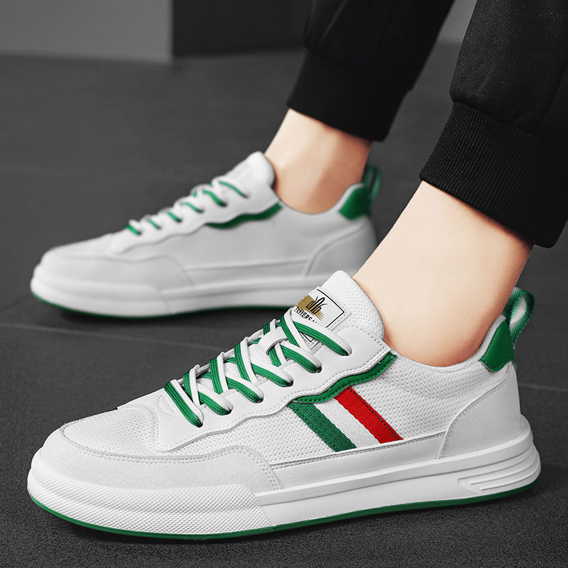 Men's Autumn Fashionable Versatile Comfortable Breathable Green Sneakers