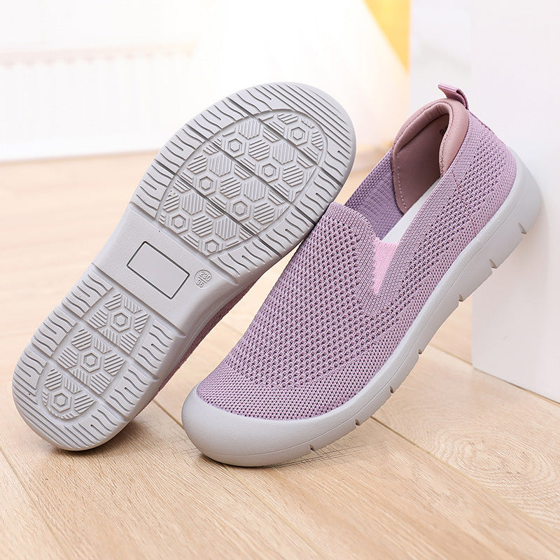 Sheep Comfort Mom Slip-on Mesh Breathable Casual Shoes