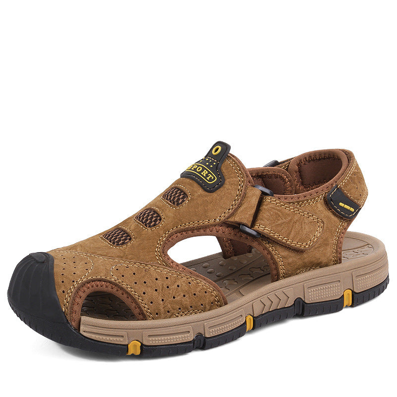 Men's Summer Soft Bottom Closed Toe Thick Sandals