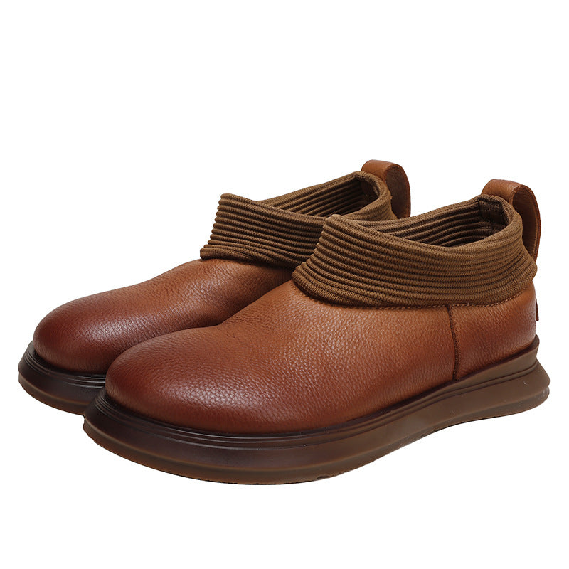 Retro Doll Head Deep Mouth Four Casual Shoes