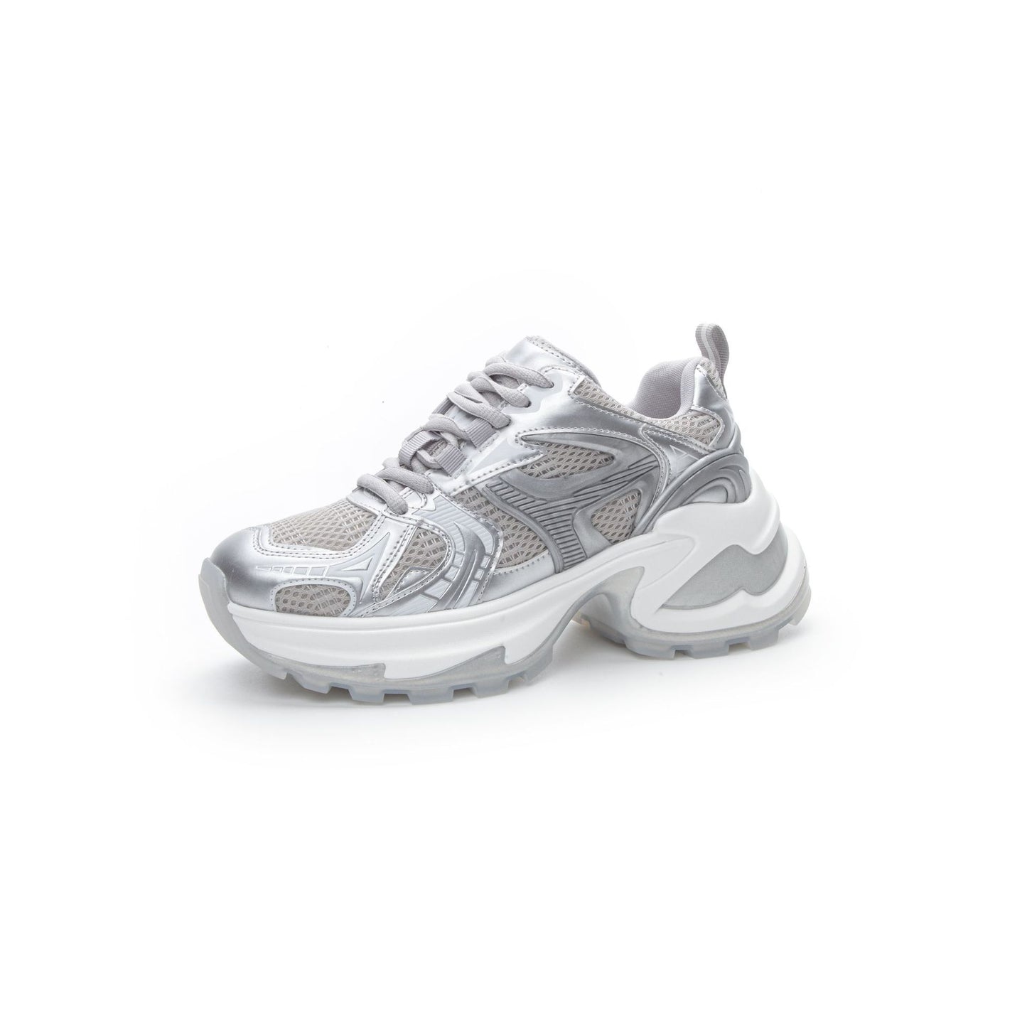Trendy Sier Dad Female Raise The Bottom Running Sneakers