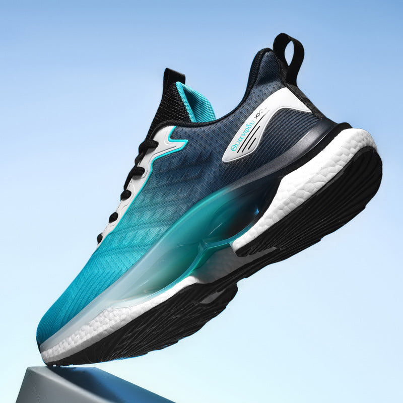 Men's Breathable Running Fashion Real Popcorn High Sneakers