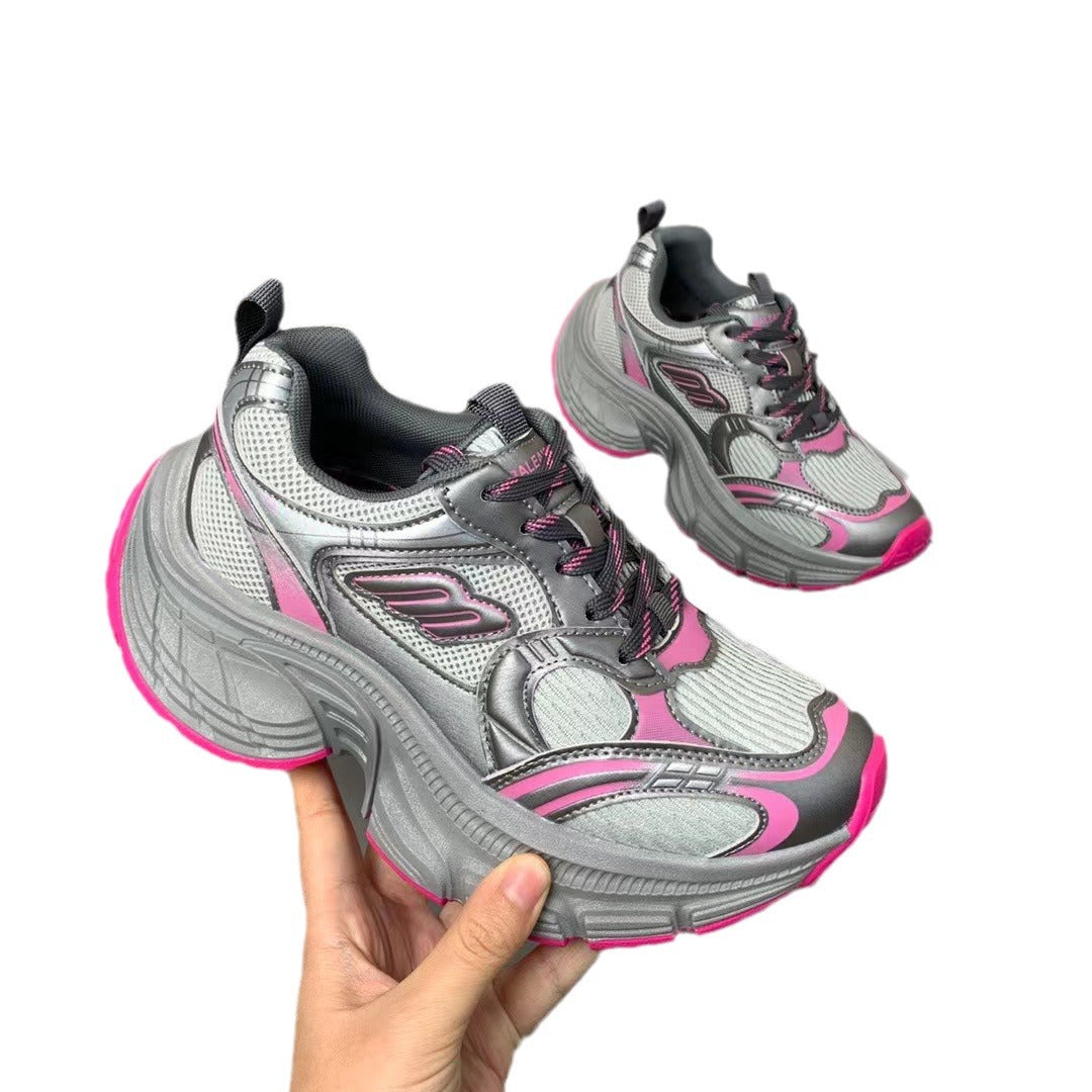 Women's Dad Fashion Thick Bottom Height Increasing Sneakers