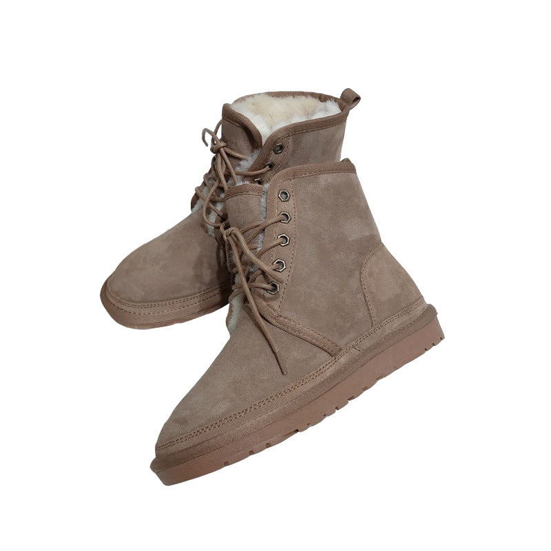 Men's Northeast Martin Outdoor Keep Warm Sheepskin Boots