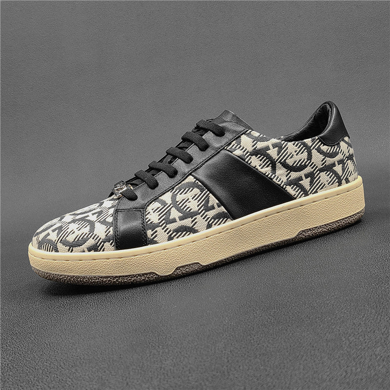 Men's Fashionable Genuine Boys Trendy Light Luxury Men's Board Shoes