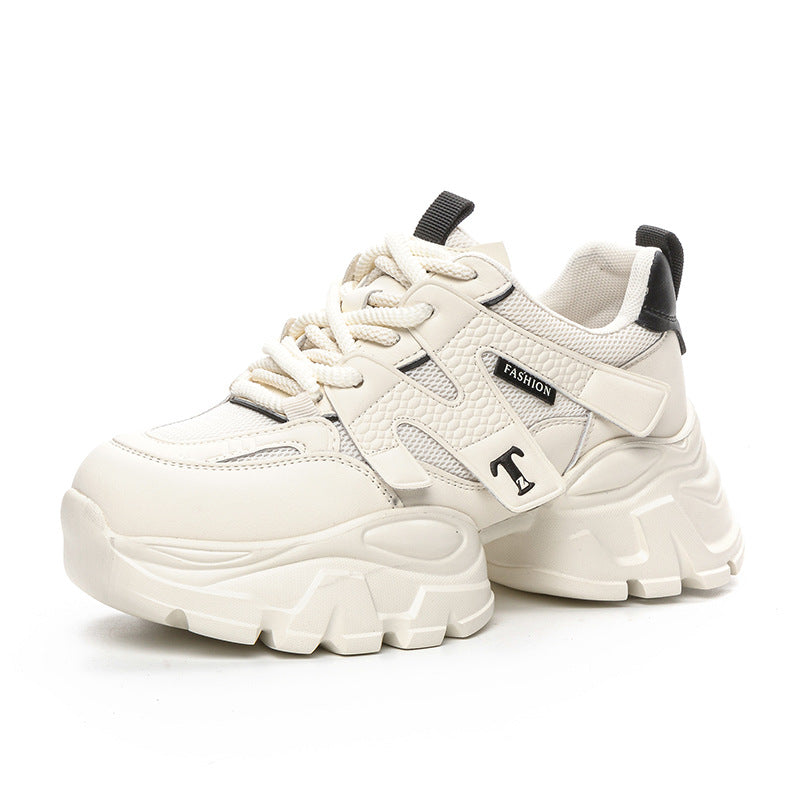 Magnetic Vibration Thick Sole Lightweight Fleece-lined Women's Shoes