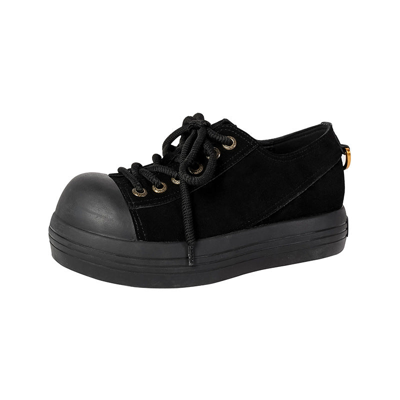 Women's Head Thick Bottom Distressed Dirty Denim Mickey Ugly Women's Shoes