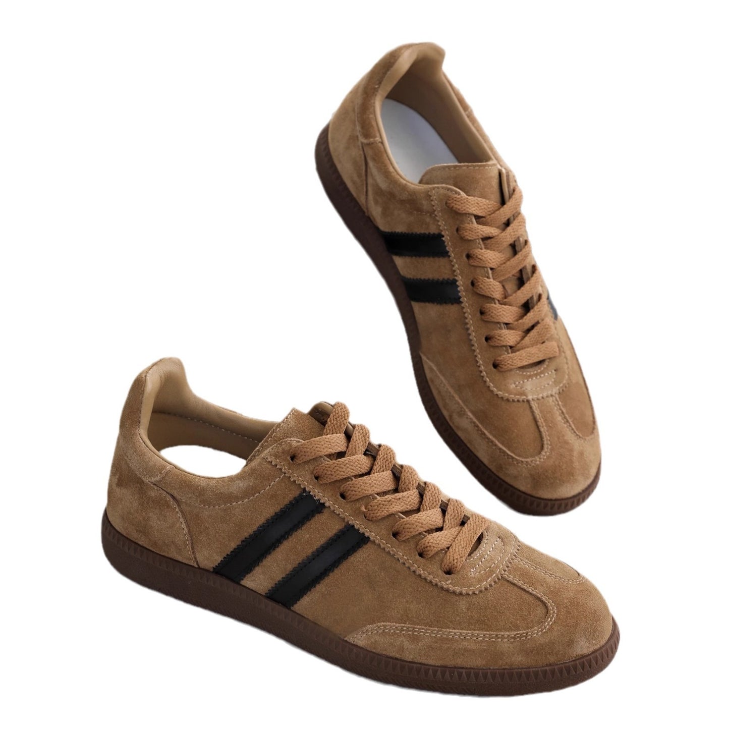 Women's Retro Platform Genuine German Training Round Sneakers