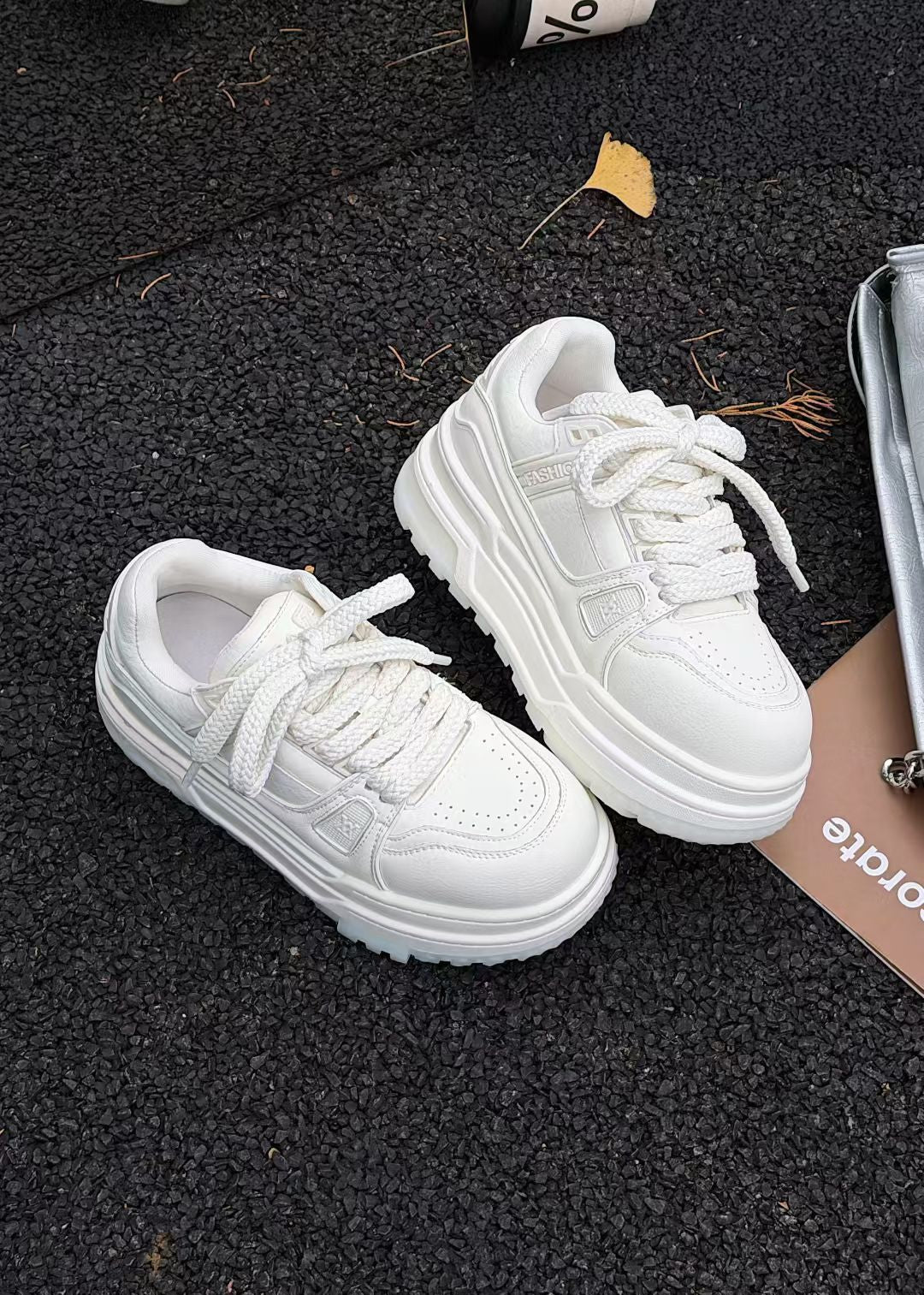 Women's Spring Small Heightened Easy Wear Color Women's Casual Shoes