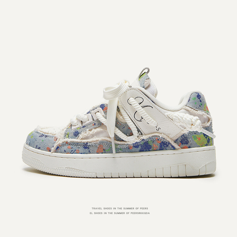 Women's & Men's Destroy Aesthetics Series Black Warrior Youthful Sneakers