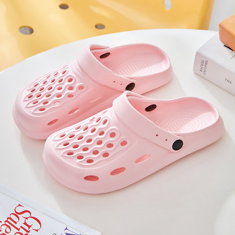 Women's Hole Summer Thick Bottom Increased Outer Women's Shoes
